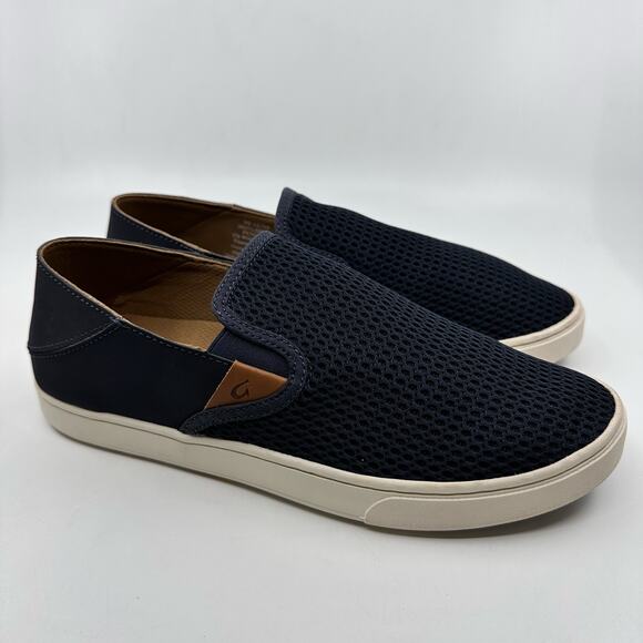 Olukai Women's Pull On Pehuea Casual Shoes US Sz 10 Blue Slip On Loafer Sneaker - Picture 8 of 10